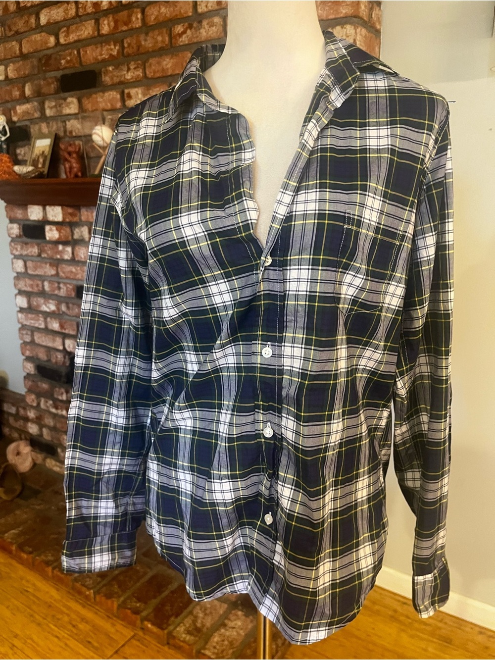 Frank & Eileen $278 Barry Plaid Button-Up Shirt - Picture 2 of 6